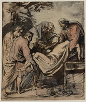 xO+ 015.jpg; O+ 015; Graflegging van Christus; tekening